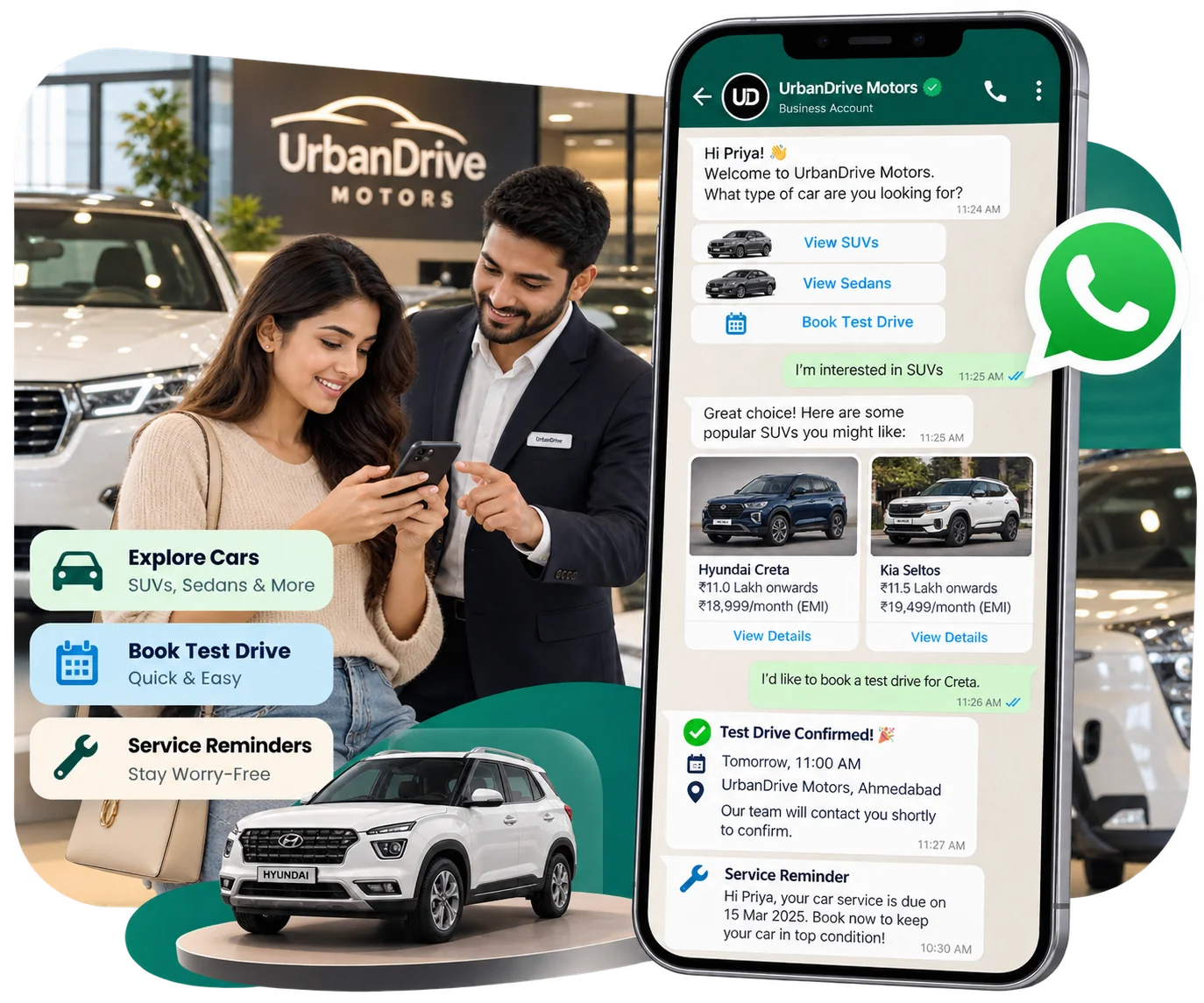 WhatsApp for Automotive