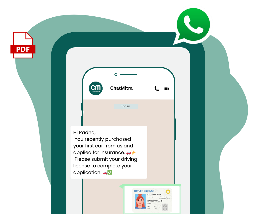 Handle paperwork and documents in chat