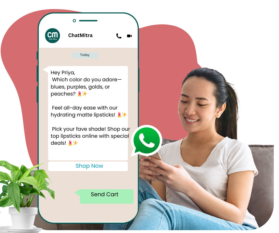 Turn browsers into buyers inside the chat