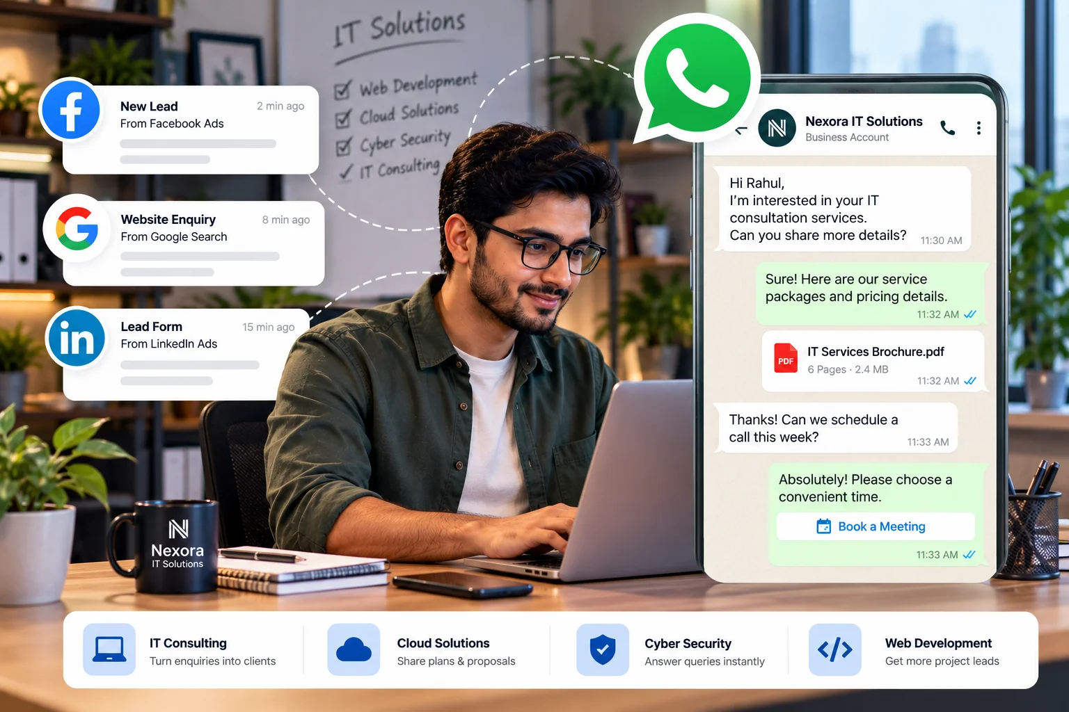 WhatsApp for IT Services