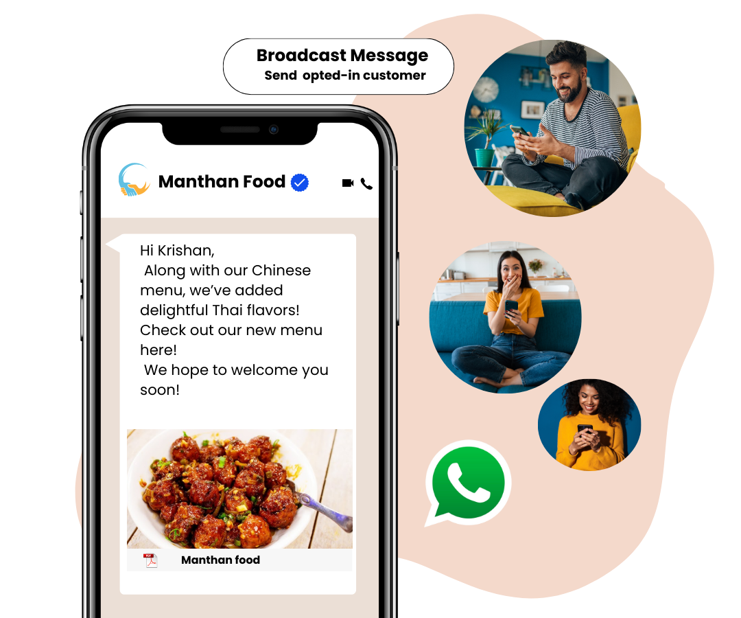 Put today's menu and specials where people already look