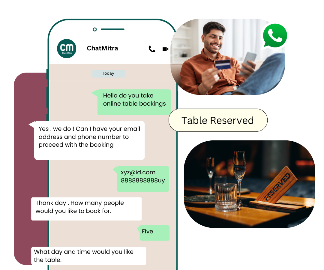 Let customers book a table without a single phone call
