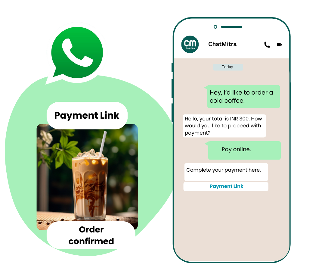 Collect payments inside the chat