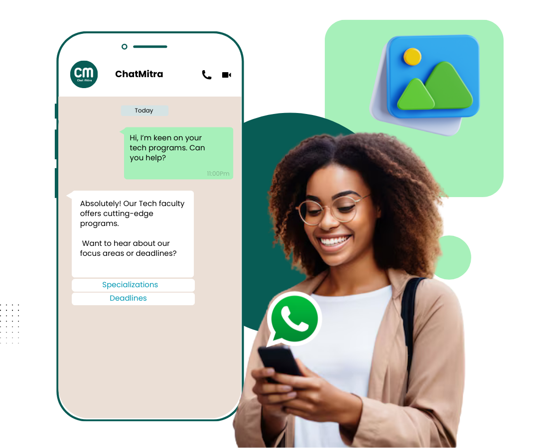 Turn your website and fairs into a chat list