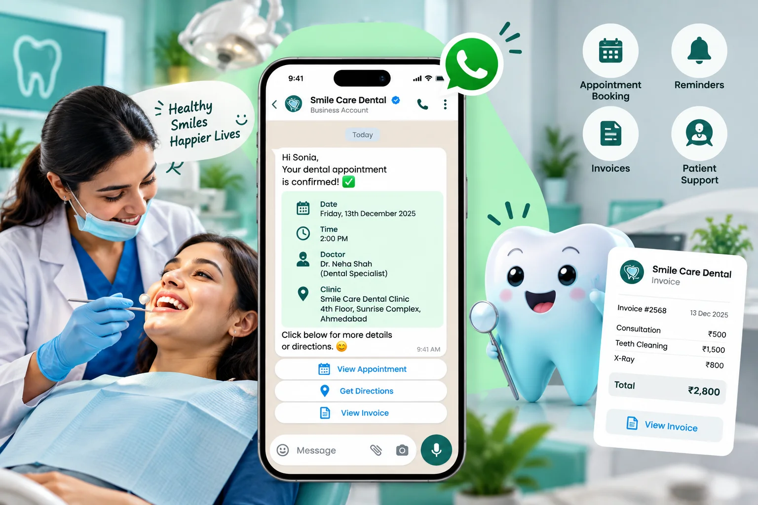 Get found and start chats wherever clients see you