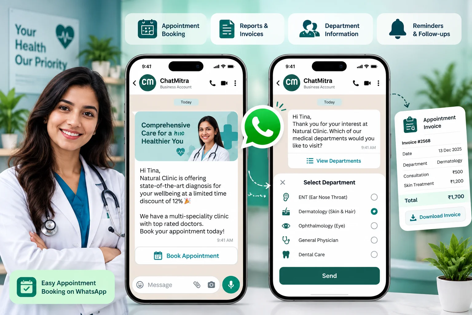 Turn enquiries into booked appointments