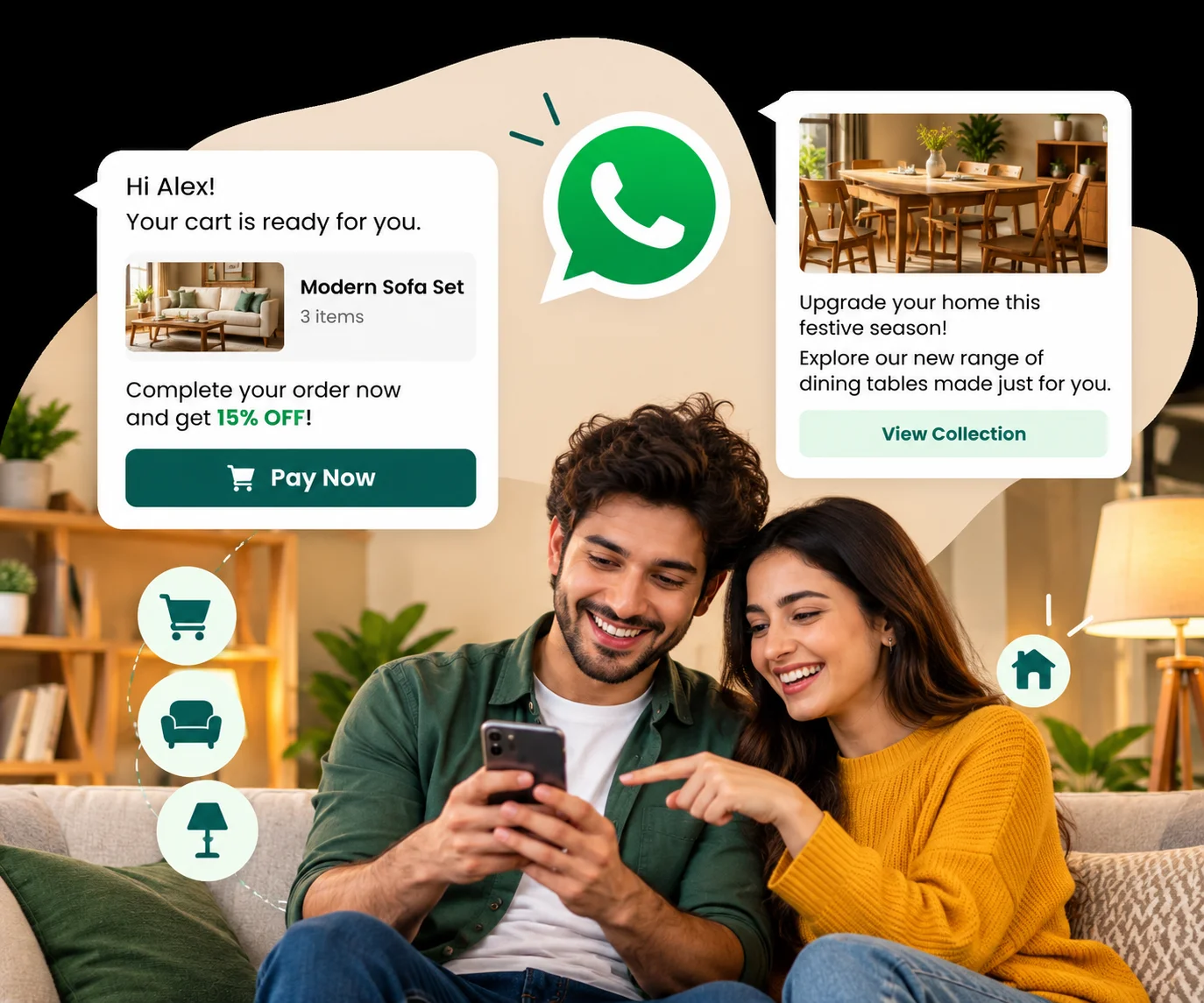 Turn a casual enquiry into an order