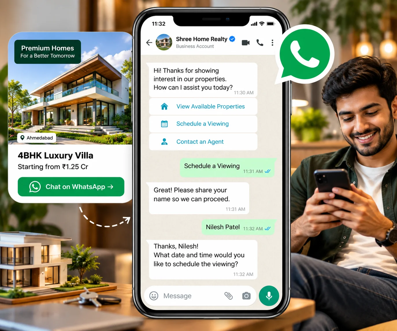 WhatsApp for Real Estate