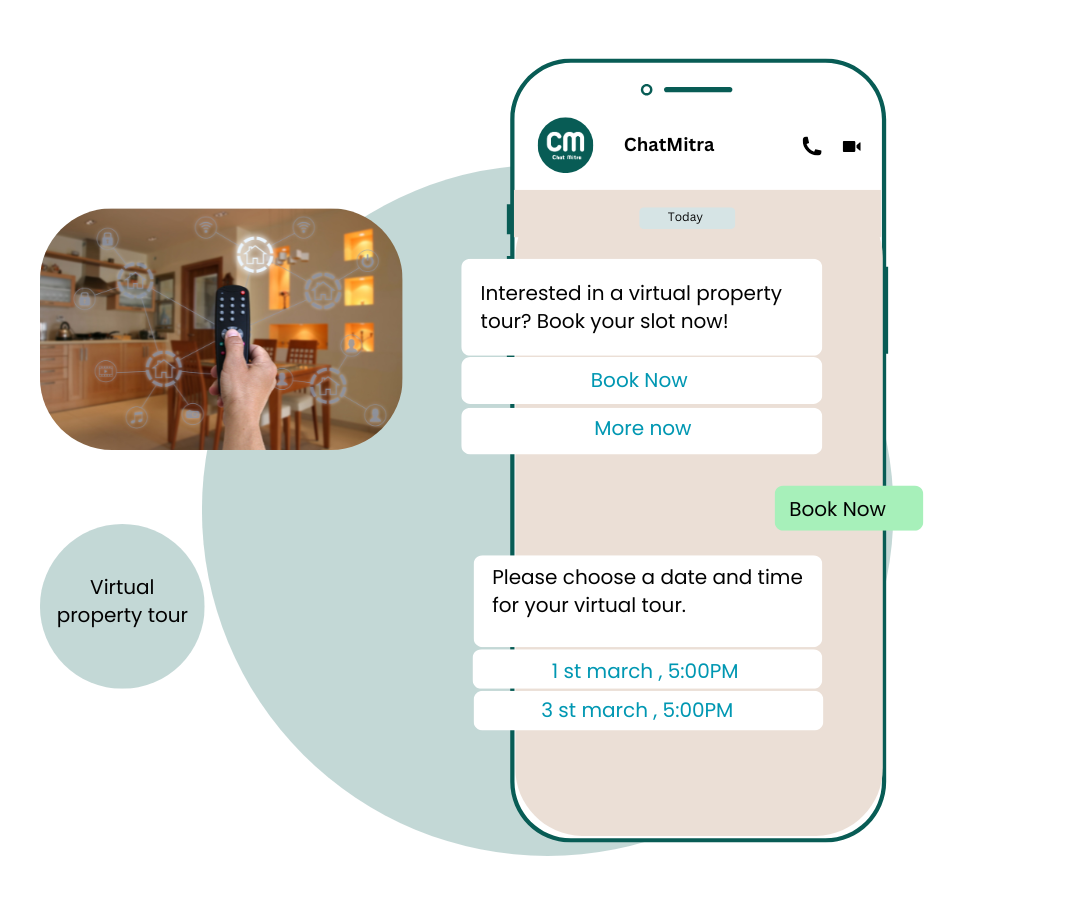 Share the property like you're standing next to them