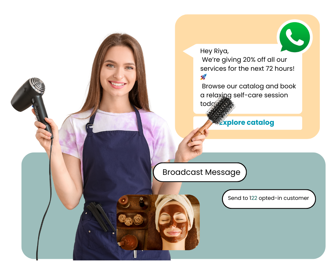 WhatsApp for Spas & Salons