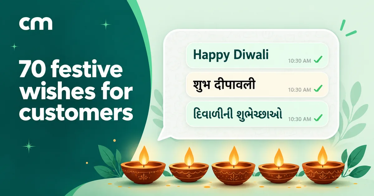 Diwali & Navratri Wishes for Customers: 70 WhatsApp Messages