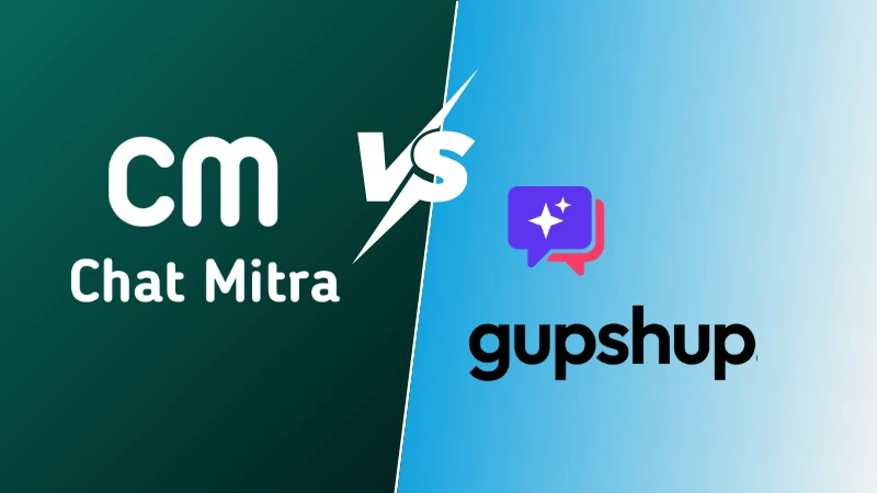 ChatMitra vs Gupshup comparison illustration