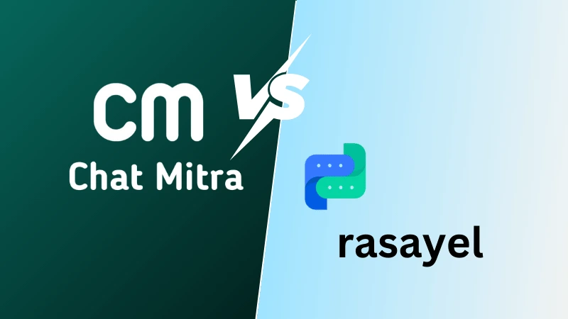 ChatMitra vs Rasayel comparison illustration