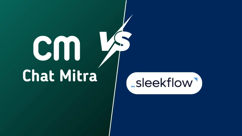 ChatMitra vs SleekFlow comparison illustration
