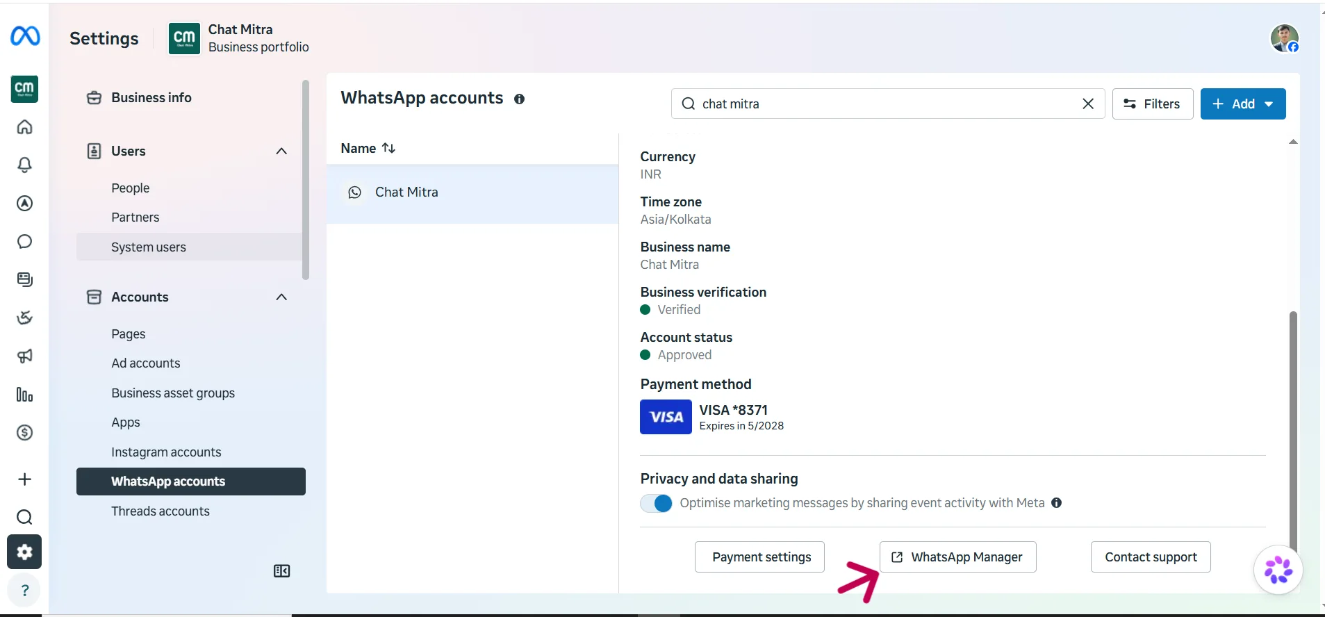 The Embedded Signup flow used to register a WhatsApp business phone number